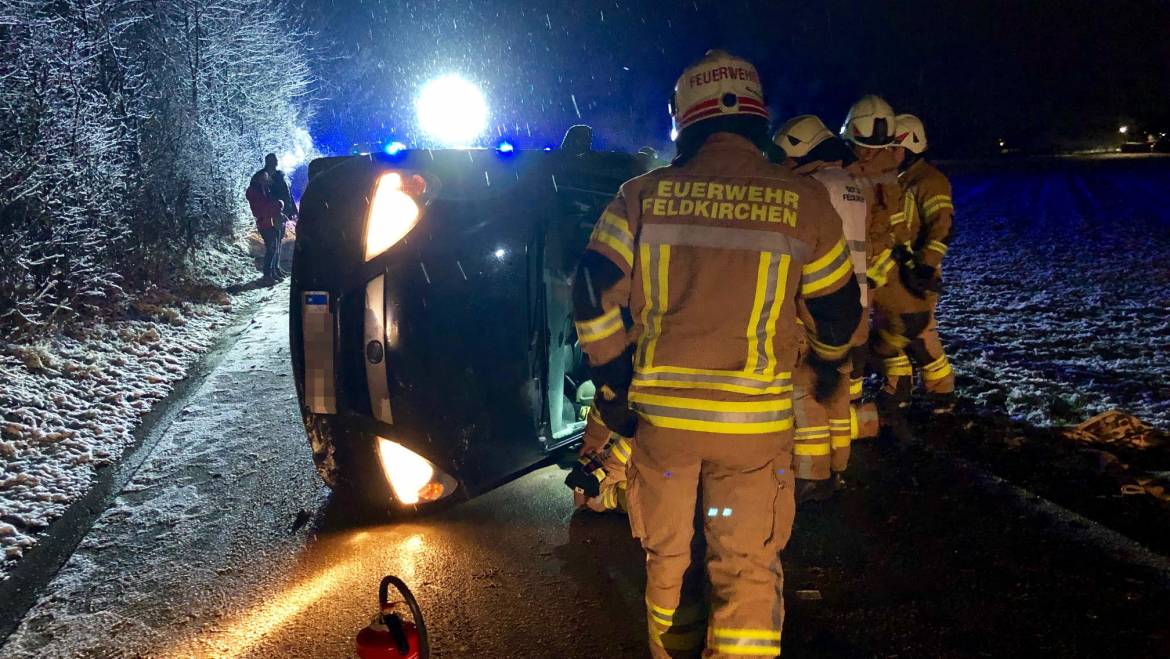 Verkehrsunfall auf der Flughafen Umfahrung