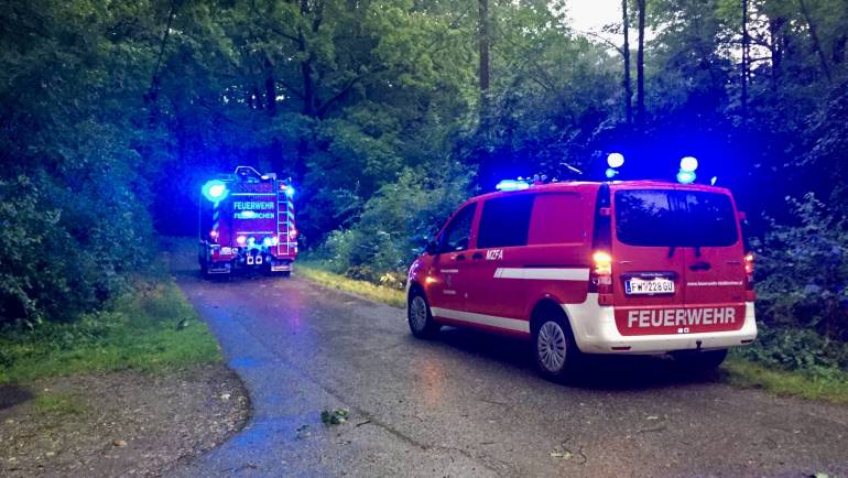 Unwettereinsätze im Ortsgebiet