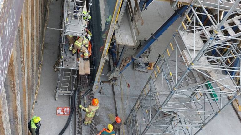 Menschenrettung Baustelle Koralmbahn