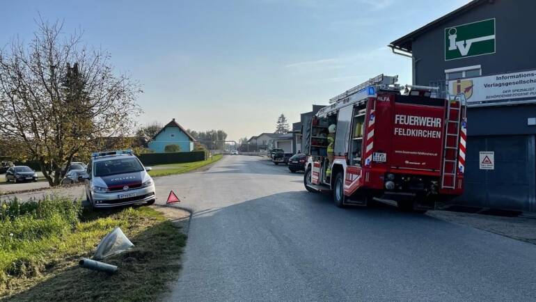 Verkehrsunfall im Ortsgebiet