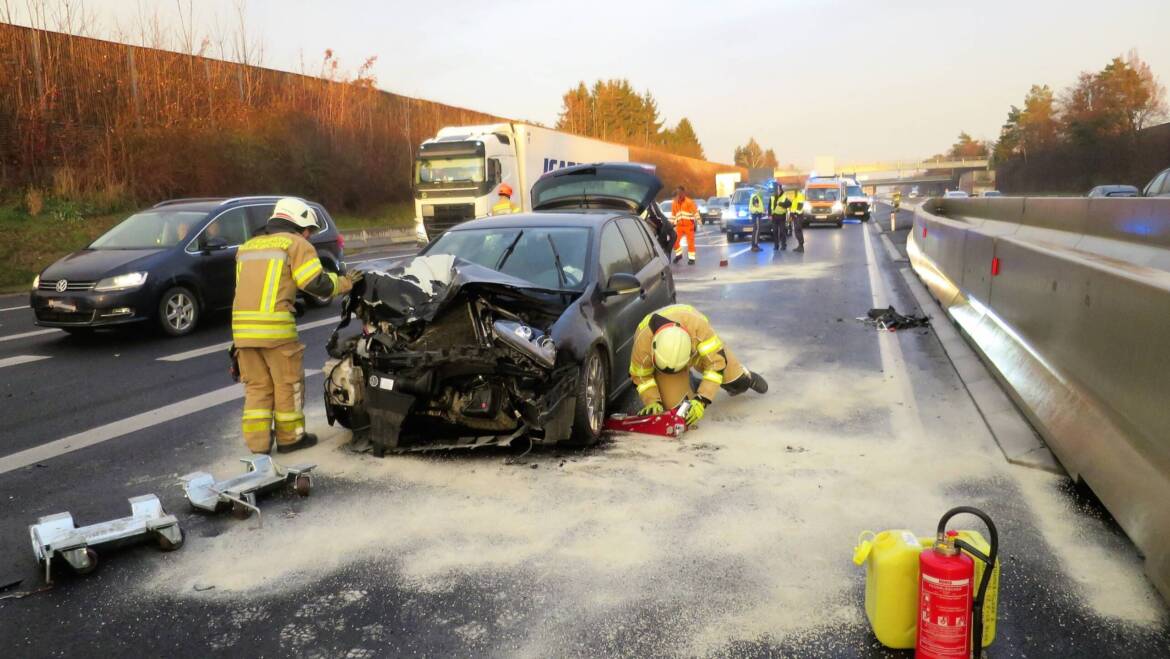 Verkehrsunfall A2 Südautobahn