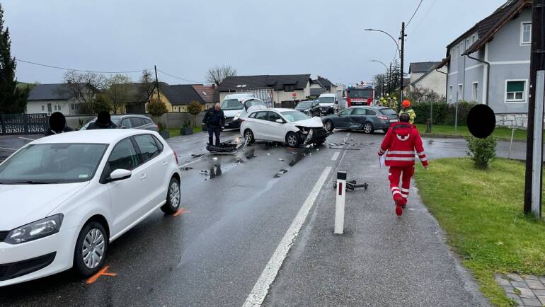 Verkehrsunfall im Ortsgebiet