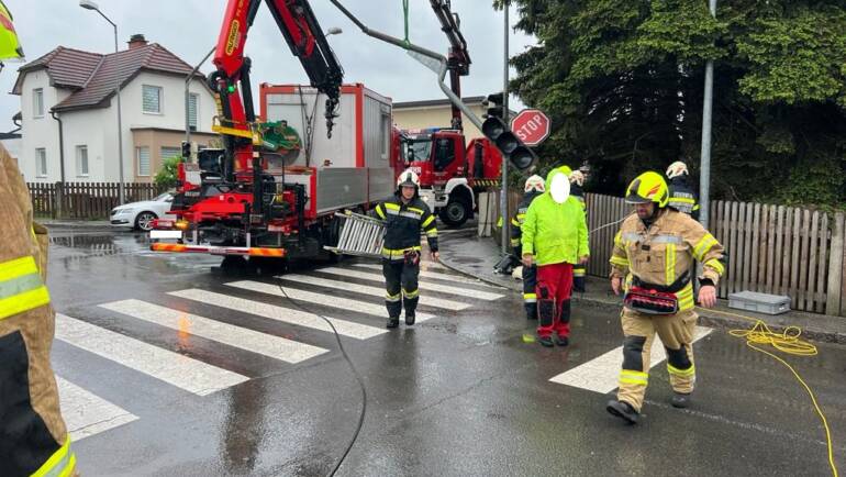 Sicherungsarbeiten in Seiersberg