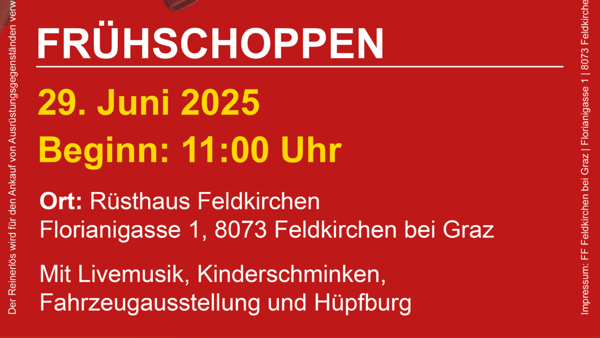 Einladung zum Frühschoppen
