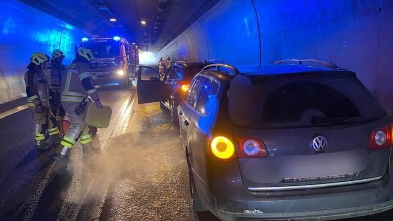 Verkehrsunfall Unterflurtrasse