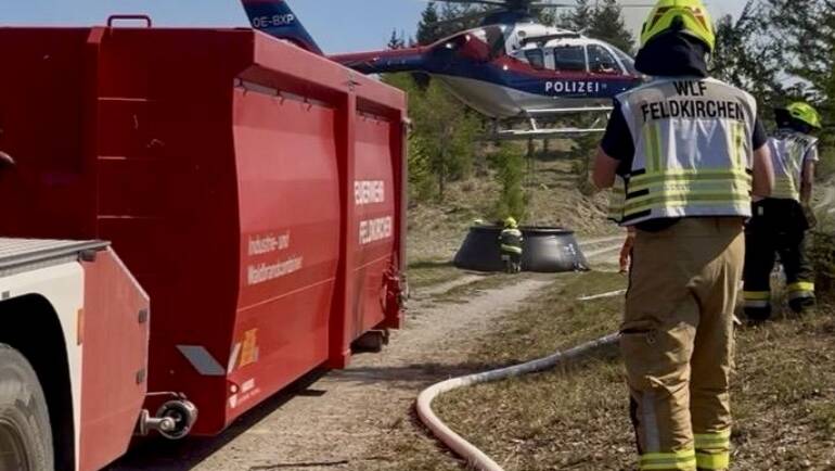 Waldbrand Eisbach-Rein / Tag 1 / Samstag, 25.04.2026